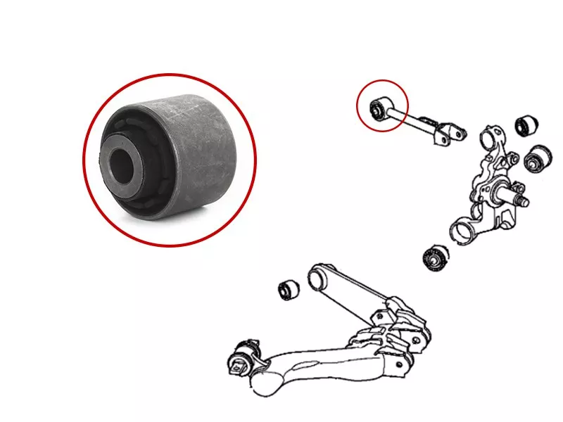 Сайлентблок рычага Honda Stream 06-14 / Acura RSX 02-06 - Артикул ST52395S6M801 - Производитель Sat - Фото, Отзывы, Цены 