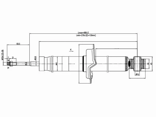 Стойка задняя HONDA CR-V RD#/RE# 01-12 LH=RH - Артикул ST52611S9AG02 - Производитель Sat - Фото, Отзывы, Цены 