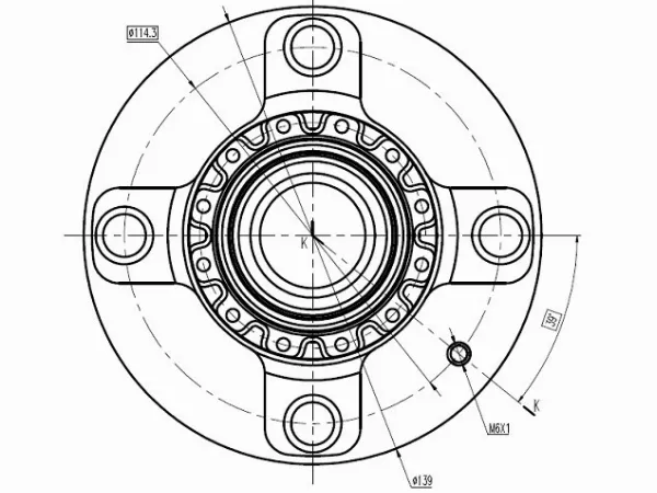 Ступичный узел задн. HYUNDAI ELANTRA 00-06 (4*114.3) - Артикул ST527102D000 - Производитель Sat - Фото, Отзывы, Цены 