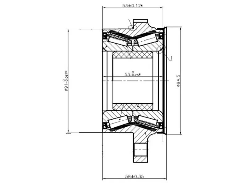 Полуступица перед MMC PAJERO IV/MONTERO V87W/V97W 2006 - Артикул ST52KWH01 - Производитель Sat - Фото, Отзывы, Цены 