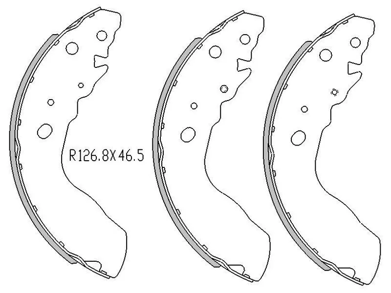 Колодки тормозные задние -ST5320077810 Sat для SUZUKI VITARA