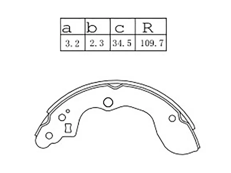 Колодки тормозные задние -ST5320080J00 Sat для SUZUKI SX-4