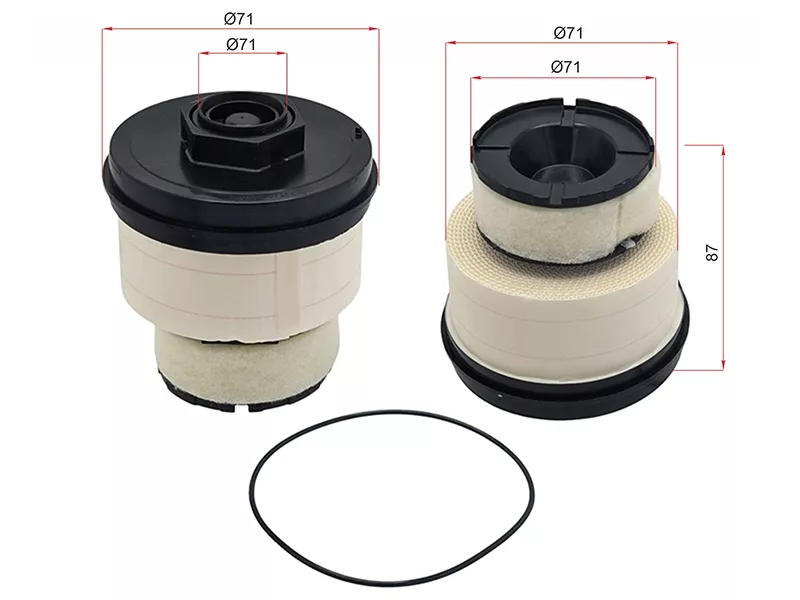 Фильтр топливый TOYOTA LAND CRUISER 300 21- F33A-FTV - Артикул ST540019 - Производитель Sat - Фото, Отзывы, Цены 