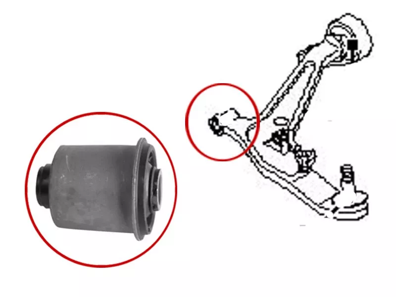 Сайлентблок рычага Nissan X-Trail 00-07 - Артикул ST545608H300 - Производитель Sat - Фото, Отзывы, Цены 