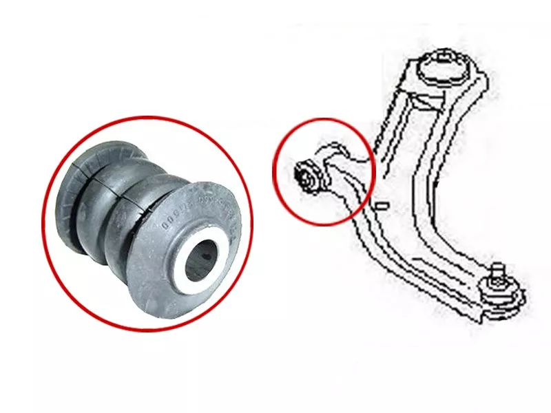 Сайлентблок рычага Nissan AD 99-16 / March 02-10 - Артикул ST54560ED500 - Производитель Sat - Фото, Отзывы, Цены 