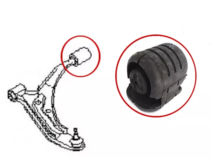 Сайлентблок задний переднего рычага -NAB89 Febest для NISSAN LIBERTY