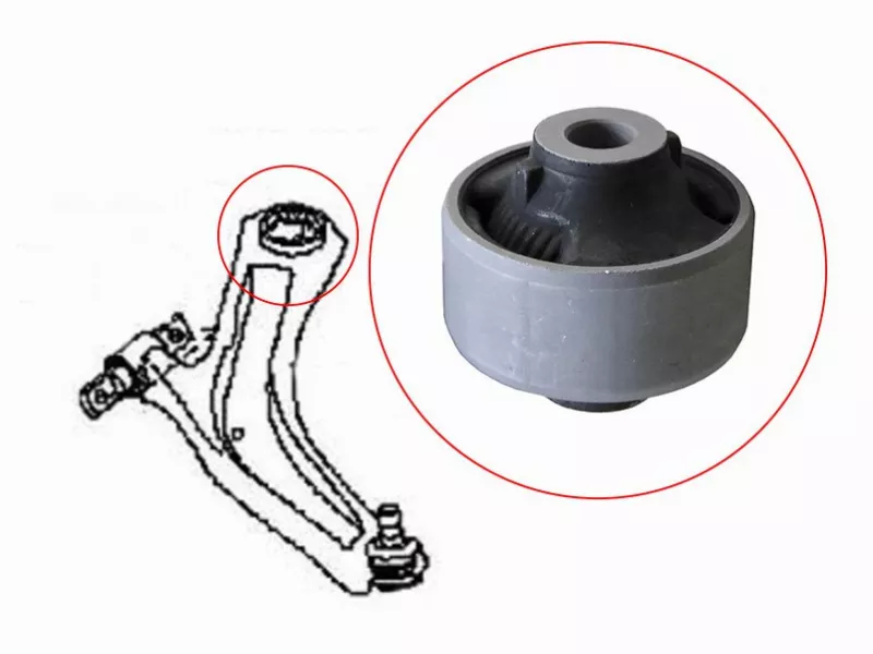 Сайлентблок рычага Nissan AD 06-16 / Juke 10-20 - Артикул ST54570EN002 - Производитель Sat - Фото, Отзывы, Цены 