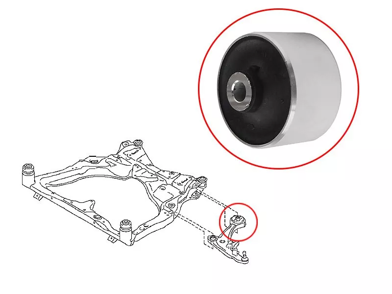 Сайлентблок рычага Nissan Murano 07-16 / Pathfinder 12-21 - Артикул ST54570JN02A - Производитель Sat - Фото, Отзывы, Цены 