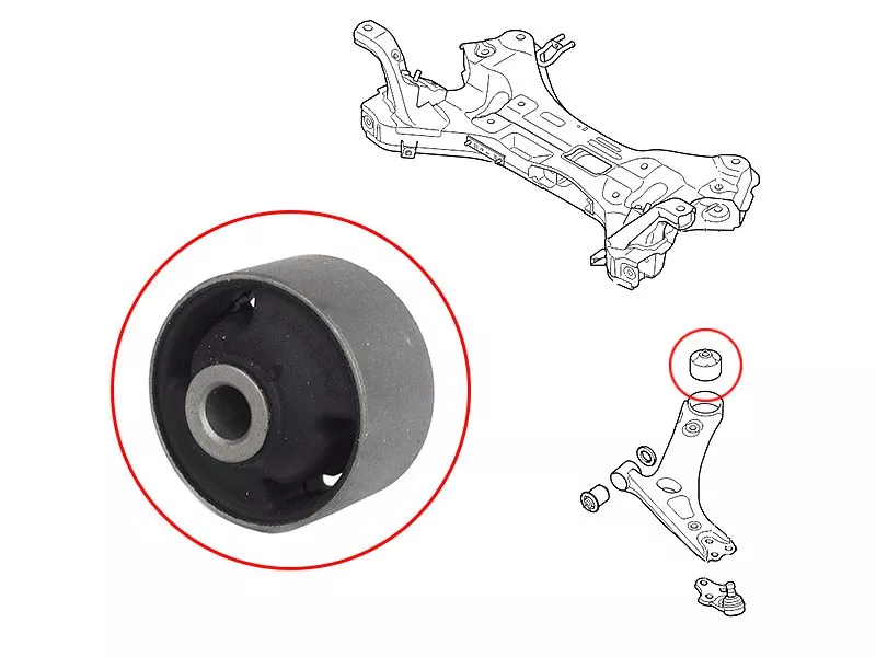 Сайлентблок рычага Hyundai Creta 15-21 / Elantra 15-20 - Артикул ST545842S000 - Производитель Sat - Фото, Отзывы, Цены 