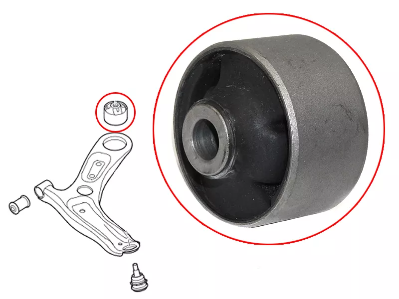 Сайлентблок рычага Hyundai Elantra 00-16 / ix35 13-15 - Артикул ST54584H5000 - Производитель Sat - Фото, Отзывы, Цены 