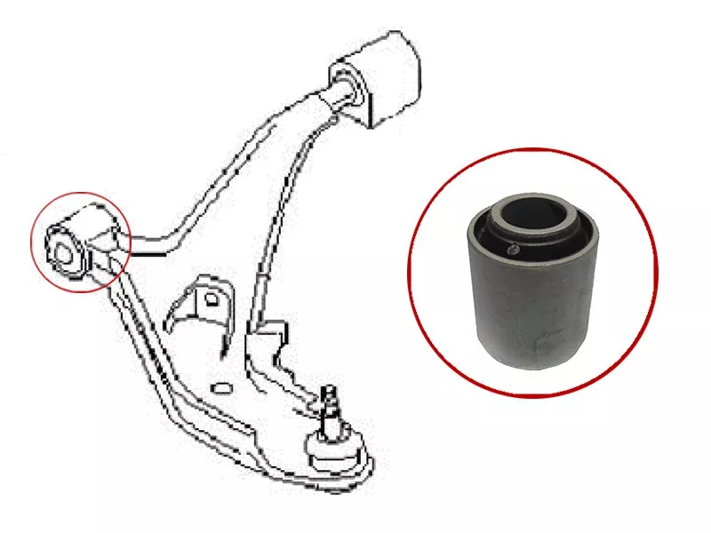 Сайлентблок рычага Nissan Almera 95-00 / Primera 95-08 - Артикул ST5459001E00 - Производитель Sat - Фото, Отзывы, Цены 