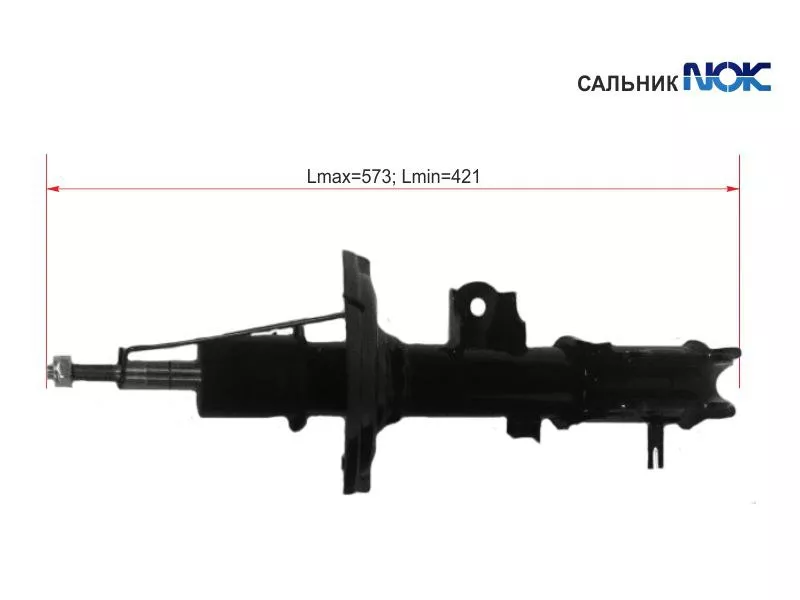 Стойка передняя Hyundai Solaris 10-17 / Kia Rio 11-17 - Артикул ST546504L100 - Производитель Sat - Фото, Отзывы, Цены 