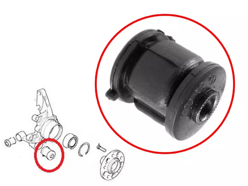 Сайлентблок цапфы Chevrolet Lacetti 04-13 / Daewoo Lacetti 04-09 - Артикул ST5511625000 - Производитель Sat - Фото, Отзывы, Цены 