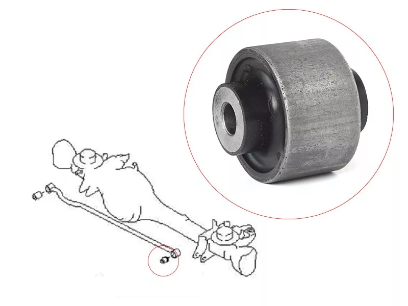 Сайлентблок рычага Nissan Patrol 97-10 / Safari 97-07 - Артикул ST55130VC100BU - Производитель Sat - Фото, Отзывы, Цены 