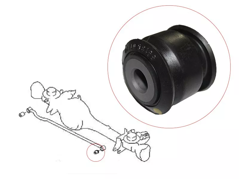 Сайлентблок рычага Nissan Patrol 87-10 / Safari 87-07 - Артикул ST5513501J10 - Производитель Sat - Фото, Отзывы, Цены 