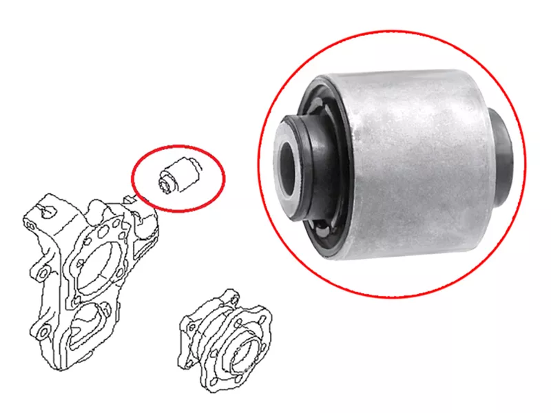 Сайлентблок цапфы Nissan Patrol 10-19 - Артикул ST551571LB0A - Производитель Sat - Фото, Отзывы, Цены 