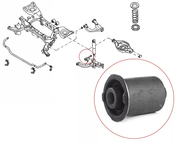 Сайлентблок рычага Nissan Pathfinder 04-14 - Артикул ST551A0EB31ABU1 - Производитель Sat - Фото, Отзывы, Цены 