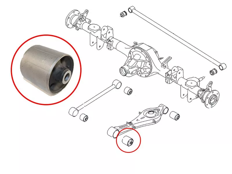 Сайлентблок рычага Hyundai Grand Starex 07-22 / H1 07-22 - Артикул ST552164H000 - Производитель Sat - Фото, Отзывы, Цены 