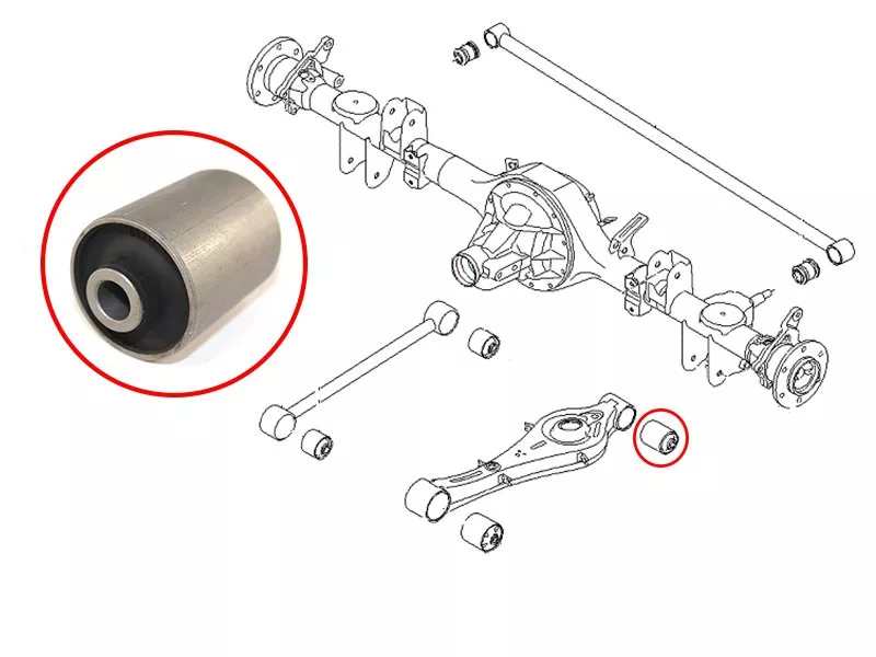 Сайлентблок рычага Hyundai Grand Starex 07-22 / H1 07-22 - Артикул ST552174H000 - Производитель Sat - Фото, Отзывы, Цены 
