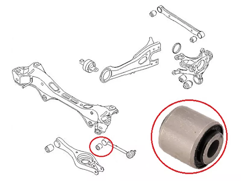 Сайлентблок рычага Ford Focus 98-19 / Kuga 08-19 - Артикул ST552561H000 - Производитель Sat - Фото, Отзывы, Цены 