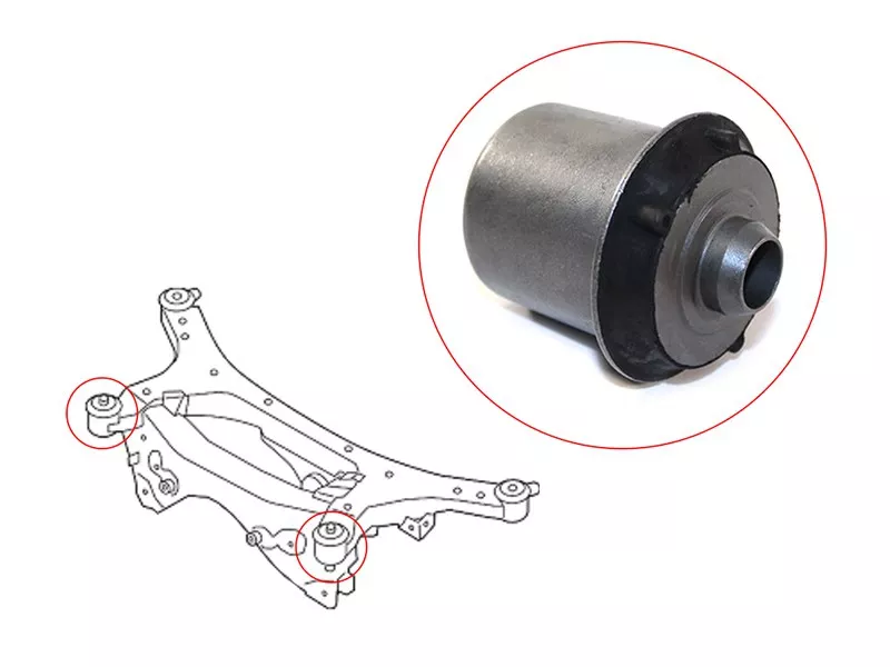 Сайлентблок балки Nissan Juke 10-20 / Serena 05-16 - Артикул ST554001KD0AB1 - Производитель Sat - Фото, Отзывы, Цены 