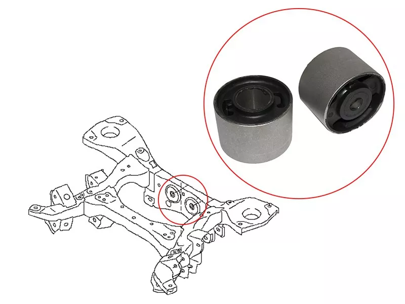 Сайлентблок балки Nissan Patrol 10-19 - Артикул ST554001LB0A - Производитель Sat - Фото, Отзывы, Цены 