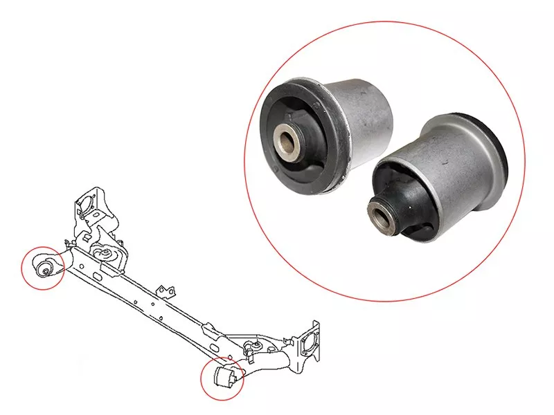 Сайлентблок балки Nissan Juke 10-20 / Leaf 09-17 - Артикул ST555011KK0A - Производитель Sat - Фото, Отзывы, Цены 