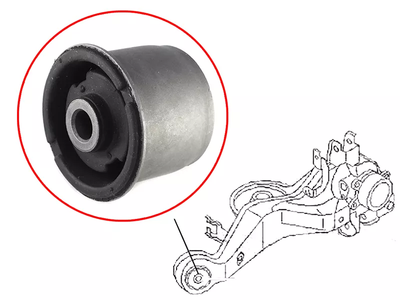 Сайлентблок цапфы Nissan Primera 95-02 / Serena 99-05 - Артикул ST555014N000U - Производитель Sat - Фото, Отзывы, Цены 