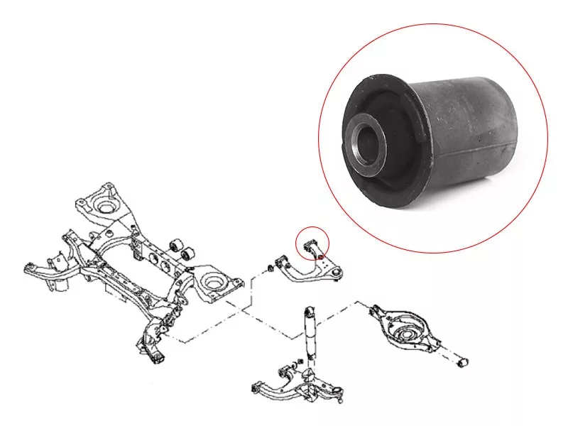 Сайлентблок рычага Nissan Pathfinder 04-14 - Артикул ST55501EB31ABU1 - Производитель Sat - Фото, Отзывы, Цены 