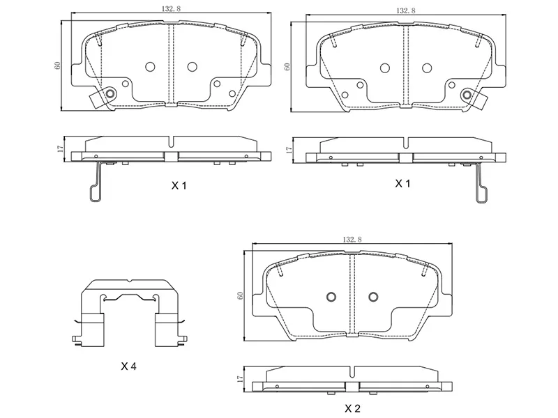 Колодки тормозные (Спереди) Hyundai Elantra 10-20 / Kia Ceed 12-16 - Артикул ST58101F2A00 - Производитель Sat - Фото, Отзывы, Цены 