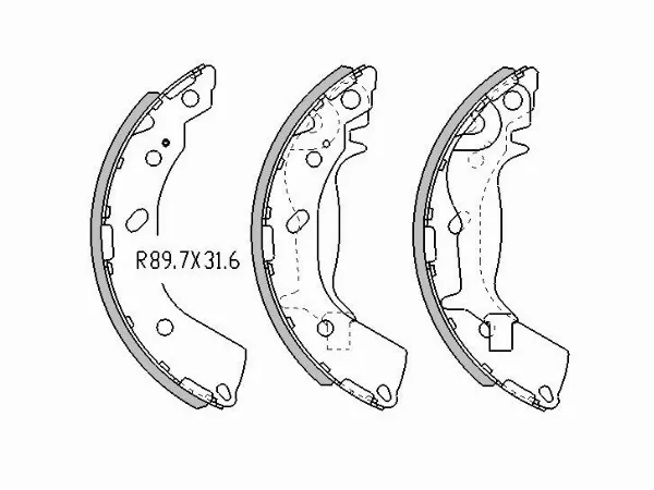 Колодки тормозные барабанные Hyundai Getz 02-11 / i10 07-10 - Артикул ST583051CA00 - Производитель Sat - Фото, Отзывы, Цены 