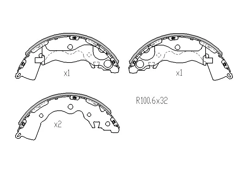 Колодки тормозные барабанные Kia Cerato 13-21 / Rio 05-11 - Артикул ST583051GA00 - Производитель Sat - Фото, Отзывы, Цены 