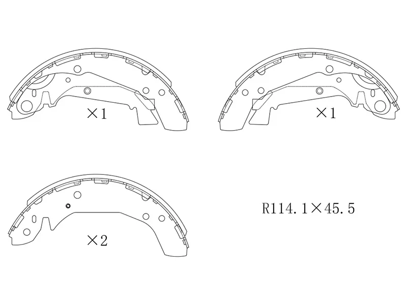 Колодки тормозные барабанные Hyundai Sonata 98-13 / Kia Magentis 00-06 - Артикул ST5830538B00 - Производитель Sat - Фото, Отзывы, Цены 