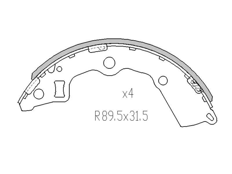 Колодки тормозные барабанные Kia Picanto 03-11 - Артикул ST5835007A00 - Производитель Sat - Фото, Отзывы, Цены 