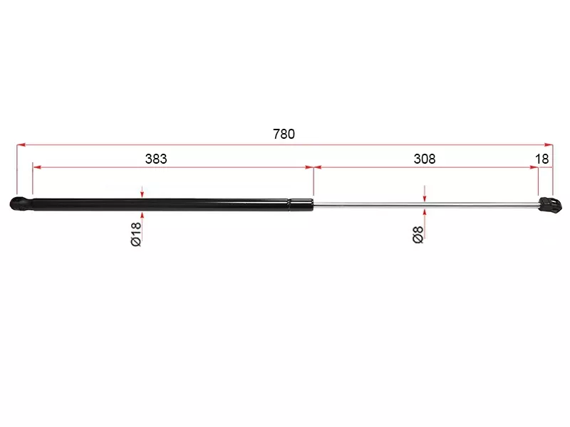 Амортизатор капота Volkswagen Golf 08-16 (Справа=Слева) - Артикул ST5K0823359D - Производитель Sat - Фото, Отзывы, Цены 