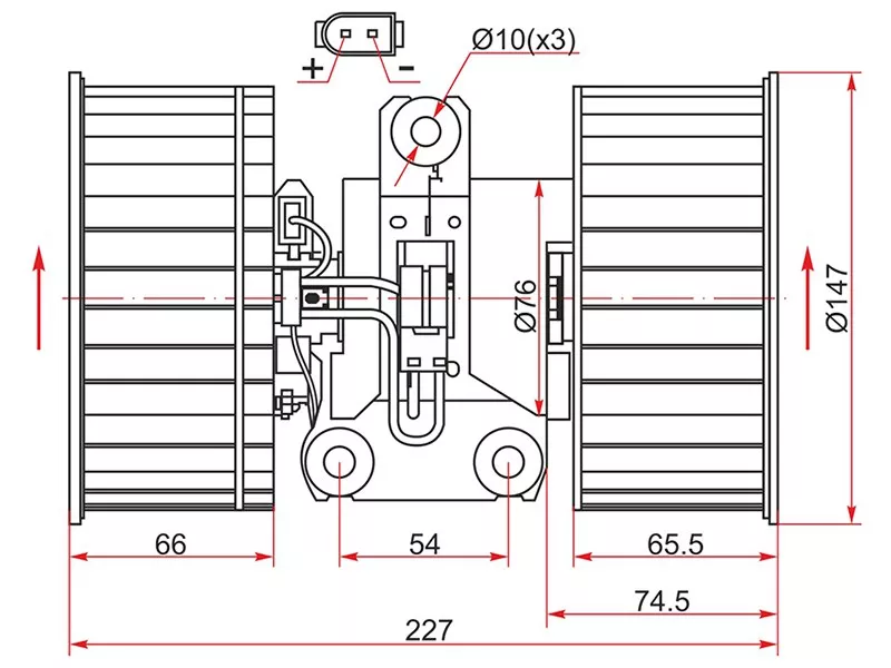 Мотор отопителя салона (Левый руль) BMW 5-Series 95-04 / X5 99-06 - Артикул ST64118385558 - Производитель Sat - Фото, Отзывы, Цены 