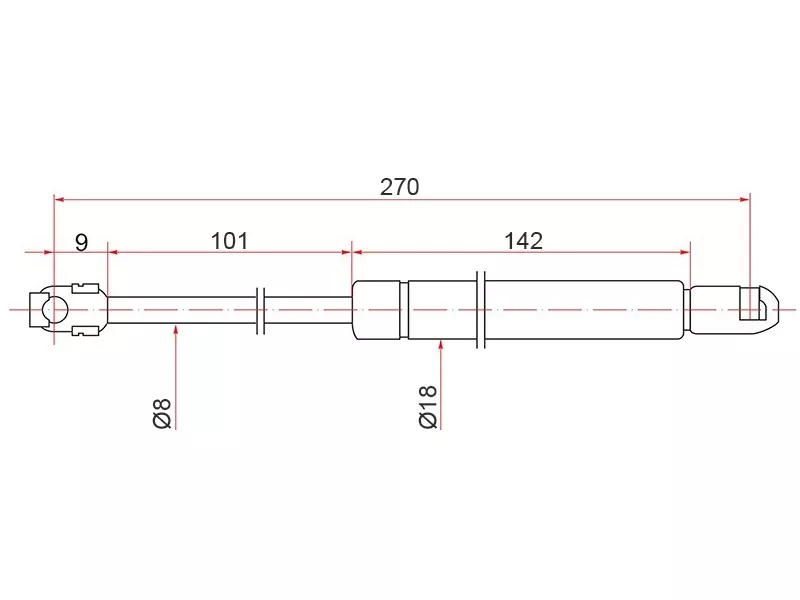 Амортизатор крышки багажника Toyota Mark II (X90) 92-96 - Артикул ST6453029055 - Производитель Sat - Фото, Отзывы, Цены 
