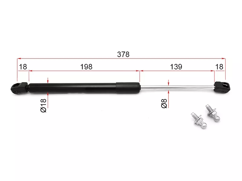 Амортизатор капота Infiniti FX35 02-08 / FX45 02-09 (Слева) - Артикул ST65471CG000 - Производитель Sat - Фото, Отзывы, Цены 