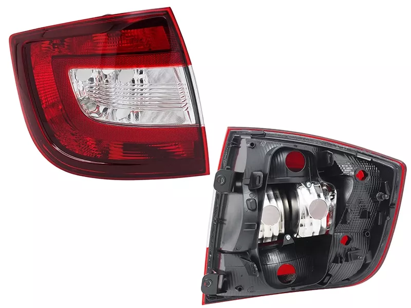 Фонарь задний Skoda Rapid 12-20 (Слева/ темно-красный) - Артикул ST6651926LDR - Производитель Sat - Фото, Отзывы, Цены 