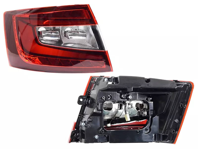 Фонарь задний Skoda Octavia 16-20 (Слева/ LED/ 4D SED) - Артикул ST6651940LDL - Производитель Sat - Фото, Отзывы, Цены 