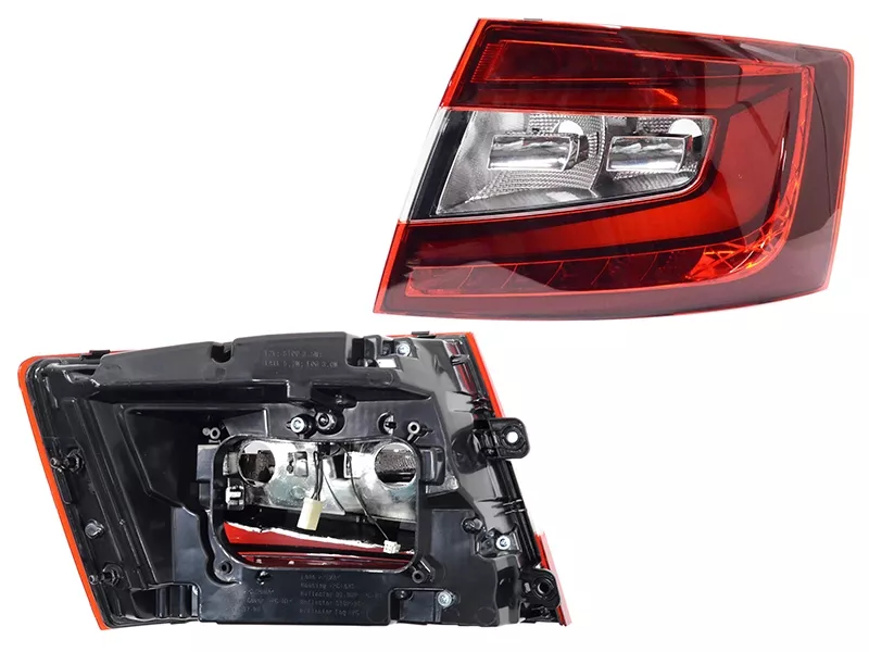 Фонарь задний Skoda Octavia 16-20 (Справа/ LED/ 4D SED) - Артикул ST6651940LDR - Производитель Sat - Фото, Отзывы, Цены 