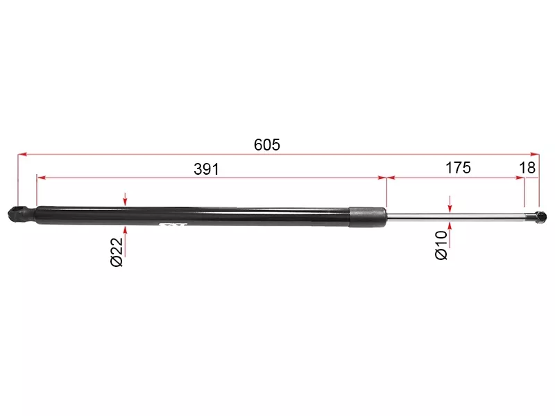 Амортизатор крышки багажника -ST689500WA30 Sat для LEXUS NX