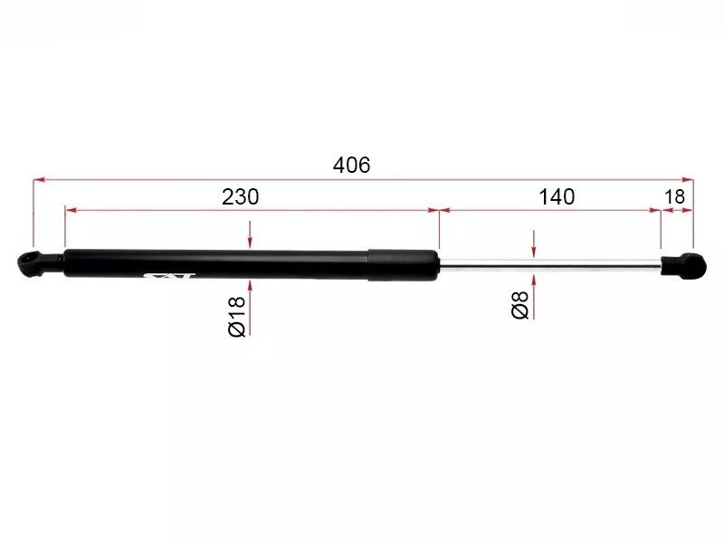 Амортизатор крышки багажника Toyota Ractis 10-16 (Справа=Слева) - Артикул ST6895052301 - Производитель Sat - Фото, Отзывы, Цены 