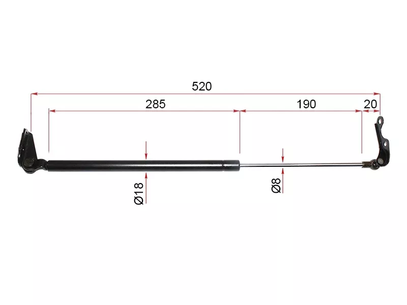 Амортизатор крышки багажника Toyota Ist 02-07 (Справа) - Артикул ST6895059075 - Производитель Sat - Фото, Отзывы, Цены 