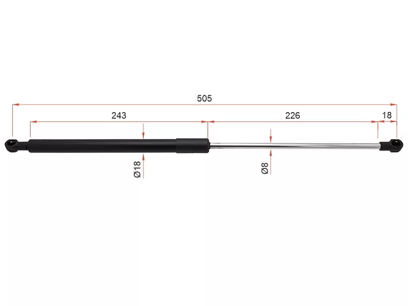 Амортизатор крышки багажника -ST689600W531 Sat для TOYOTA PRIUS