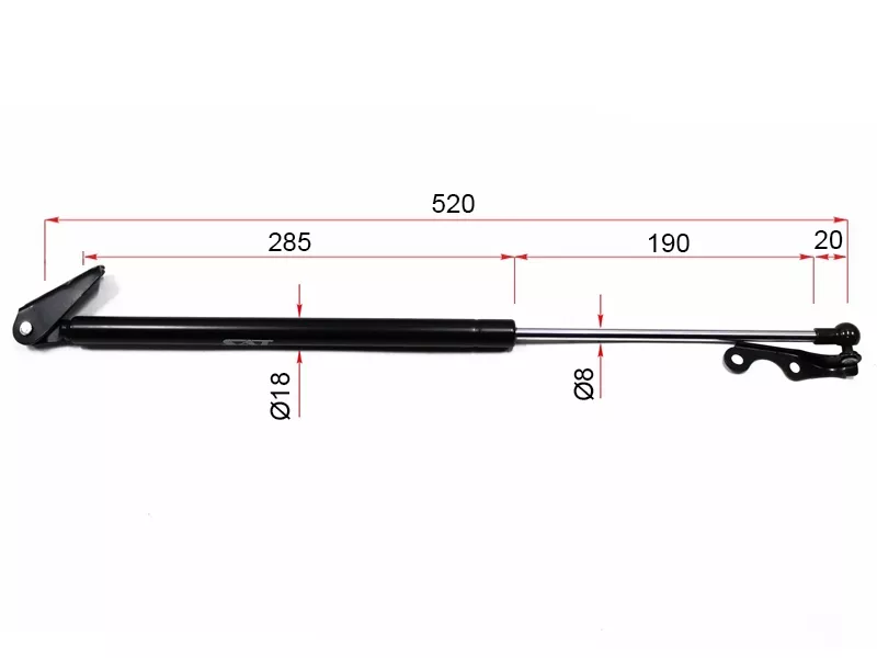 Амортизатор крышки багажника Toyota Ist 02-07 (Слева) - Артикул ST6896059045 - Производитель Sat - Фото, Отзывы, Цены 