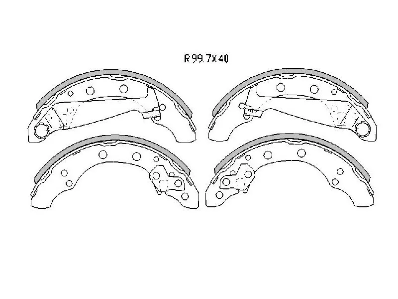 Колодки тормозные задние -057101SX Stellox для SKODA FABIA, VOLKSWAGEN POLO