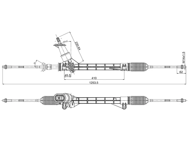 Рейка рулевая VW POLO 10- LHD - Артикул ST6RU423057K - Производитель Sat - Фото, Отзывы, Цены 
