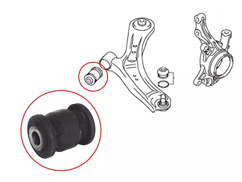 Сайлентблок рычага Suzuki SX4 06-16 / Splash 08-15 - Артикул ST71742732BF - Производитель Sat - Фото, Отзывы, Цены 