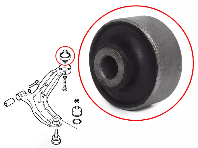 Сайлентблок рычага Suzuki SX4 06-16 / Splash 08-15 - Артикул ST71742732BR - Производитель Sat - Фото, Отзывы, Цены 